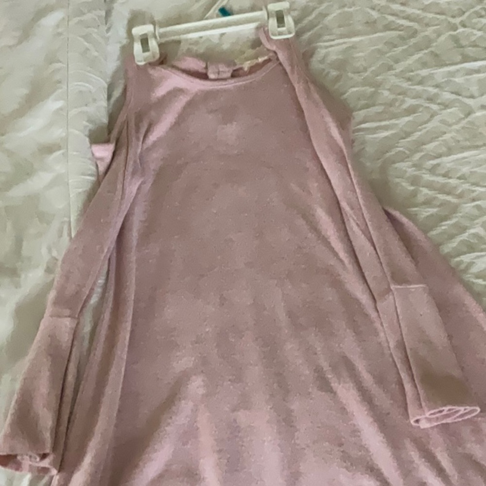 This is a pink dress, size 8, kids